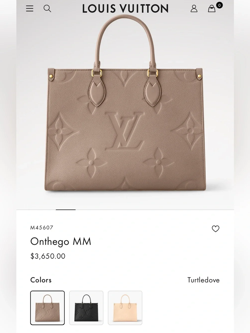 Louis Vuitton Onthego MM Tote